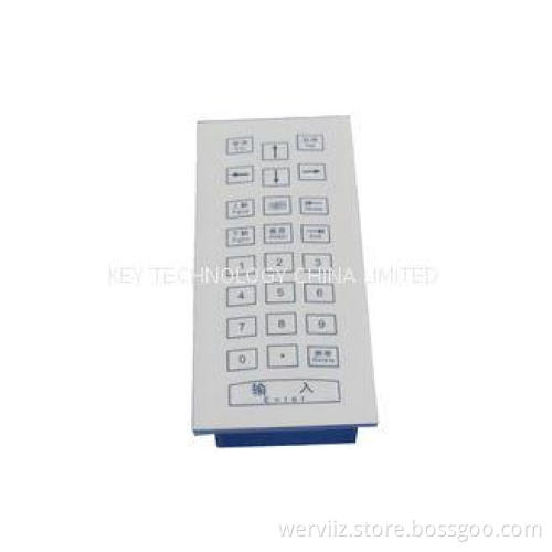 IP65 dynamic scratch proof industrial membrane keyboard/num